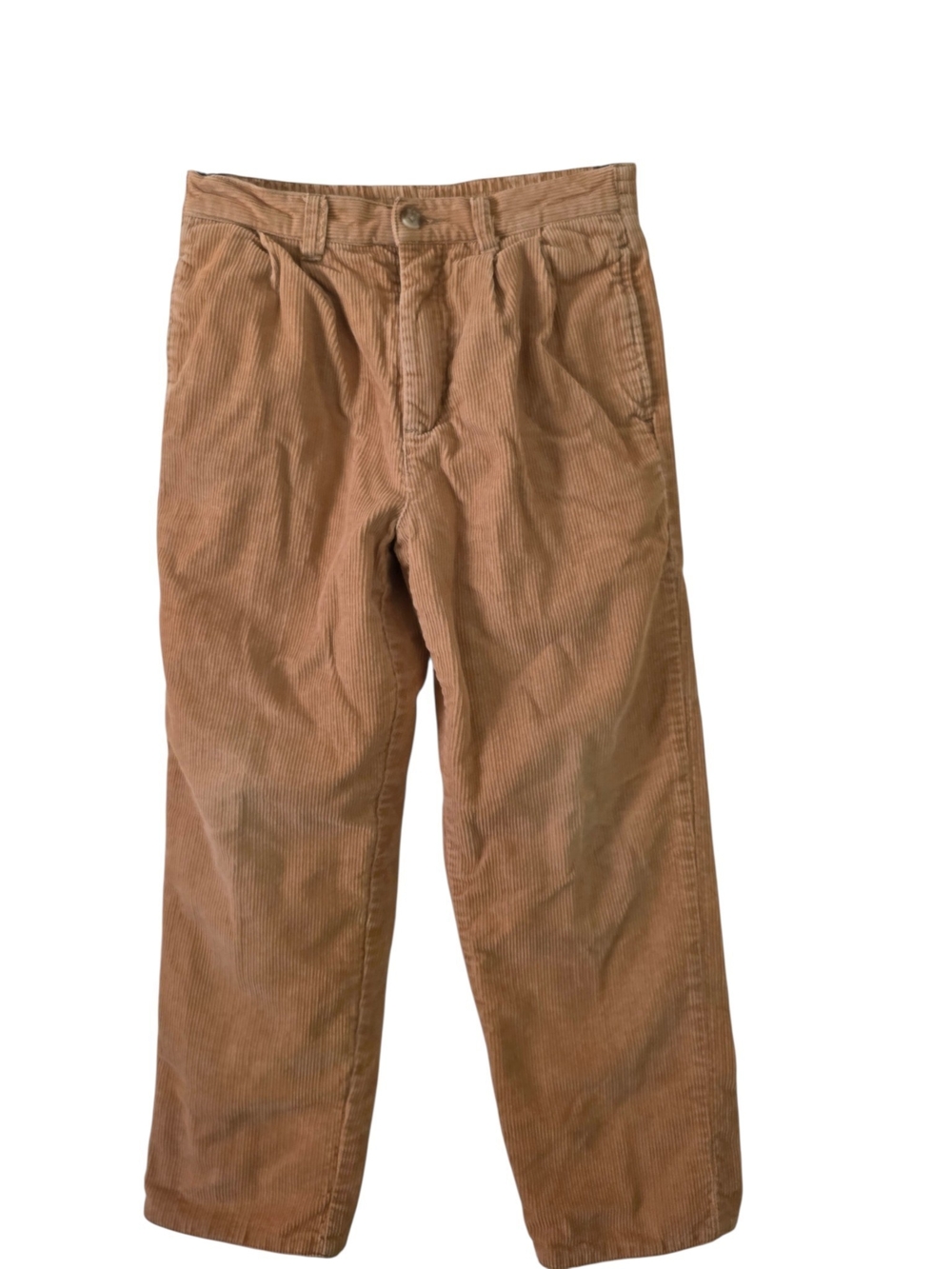Vintage Talbots Kids Plaid Lined Corduroy Pants Tan Size 6